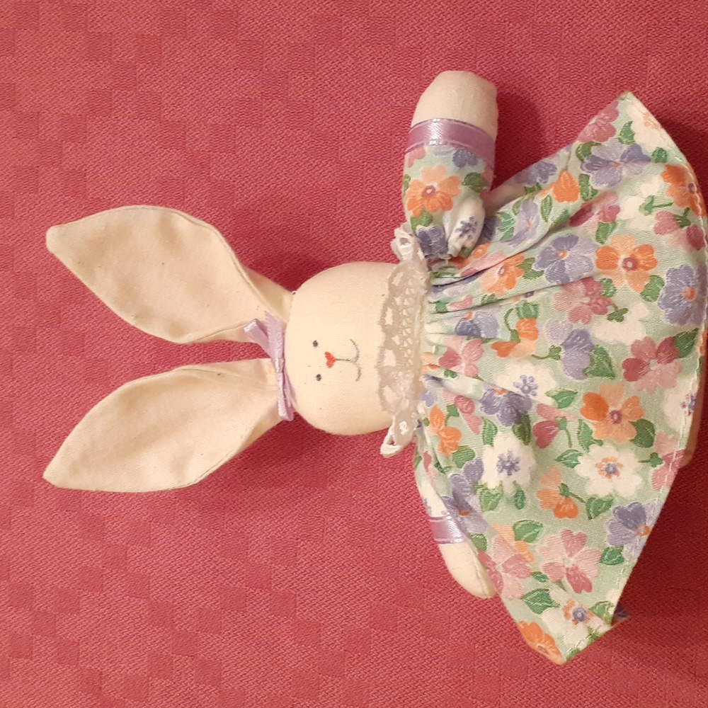 Bunny handcrafted beanbag
